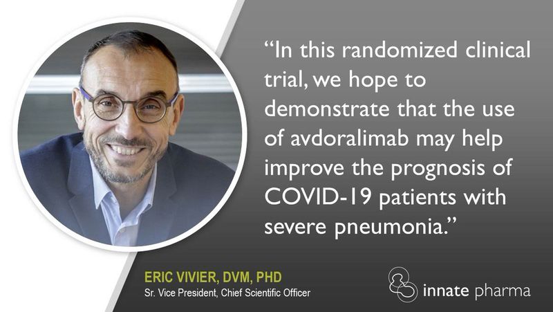 First Patient Dosed in Avdoralimab Phase II Clinical Trial in COVID-19 Patients With Severe Pneumonia