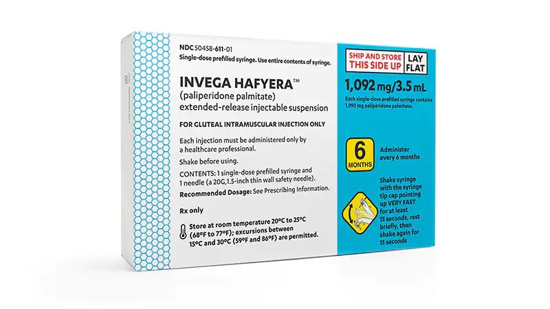 Invega Hafyera (paliperidone palmitate)