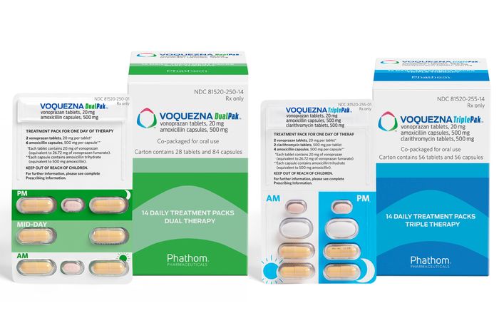 Voquezna Triple Pak (vonoprazan, amoxicillin, clarithromycin)